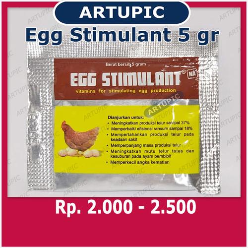 Foto Produk Egg Stimulant 5 gr Vitamin Pemacu Meningkatkan Produktivitas Telur dari ArtupicPeralatanPeternak