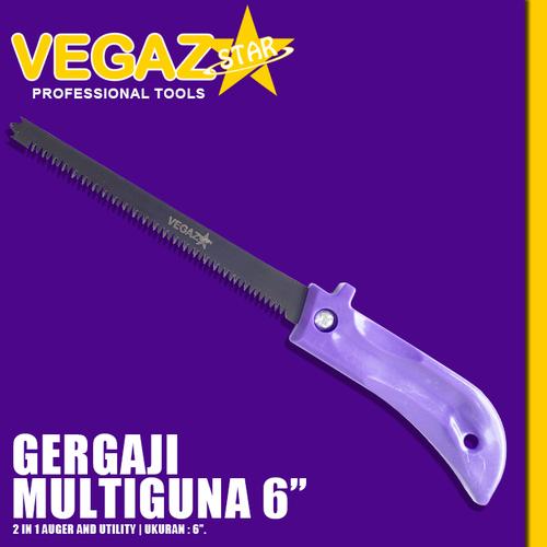Foto Produk VEGAZSTAR - Gergaji Multiguna/Wall Board Saw/Gergaji Gypsum 6" dari Vegaz-Tools