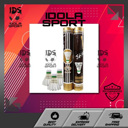 Foto Produk cock shuttlecock badminton SAMURAI COKLAT cokelat original gajah mada dari idolasport
