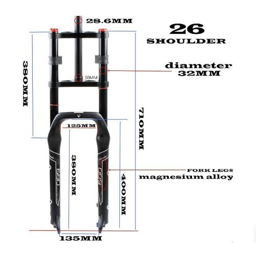 Jual Bike Himalo Fat Fork Double crown 