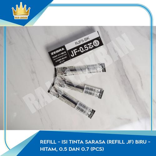 Foto Produk Refill / isi tinta Sarasa (refill JF) biru / hitam, 0.5 dan 0.7 (PCS) - 0.5 blue dari Raja Lakban Jakarta