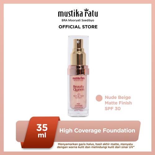 Foto Produk Mustika Ratu MATTE N. BEIGE Kosmetik Wajah Foundation Coverage 30 SPF dari Mustika Ratu