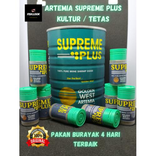 Foto Produk ARTEMIA SUPREME PLUS PAKAN BURAYAK CUPANG GUPPY REPACK ARTEMIA GOLDEN dari FISHLOOK