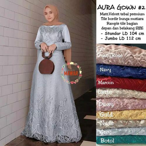 Jual Maxi Dress Pesta Modern Asmara 