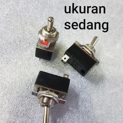 Jual Saklar Tongkat Besi To Gel Switch Tombol On Off 2PIN - Tombol ...
