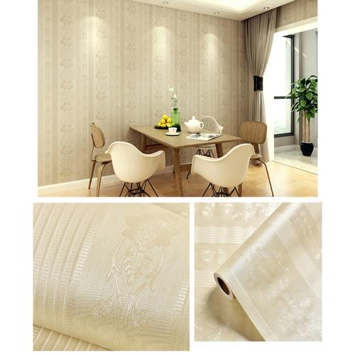 Foto Produk Home Wallpaper Sticker Dinding Gold Rose Flower - 45cm x 10 m dari homewallpaperr