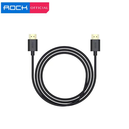 Foto Produk ROCK H3 HDMI 2.0 AM to AM Cable Kabel HDMI 3D Stereoscopic 4K 120Hz dari ROCK Official Store