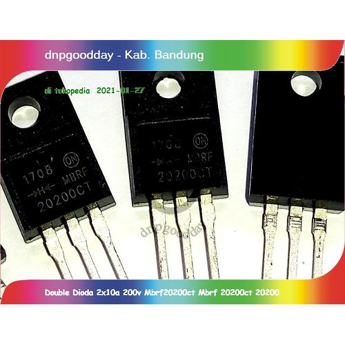 Foto Produk Double Dioda 2x10a 200v Mbrf20200ct Mbrf 20200ct 20200 dari dnpgoodday