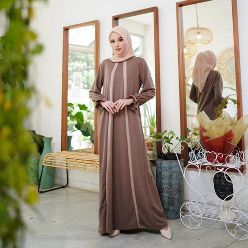 Foto Produk Mybamus Gantari Line Dress Mocca M15875 R64S2 dari Mybamus Official