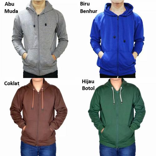 Foto Produk JAKET HOODIE ZIPPER POLOS - M dari Gudang Fashion Indonesia