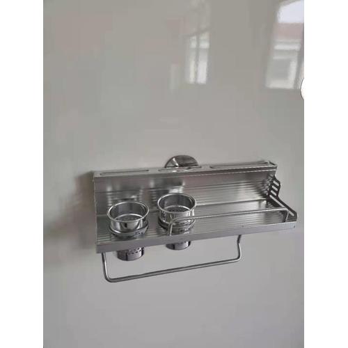 Foto Produk Rak Dinding 60cm Dapur Aluminium/ Tempat Bumbu Pisau dan alat dapur - 40CM dari Grosir Kitchenware