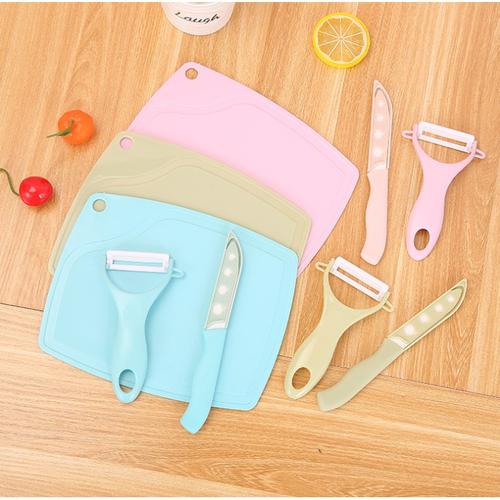 Foto Produk Set 3in1 Alat Dapur Pisau peeler Buah Telenan 3 in 1 Stainless Steel dari lbagstore