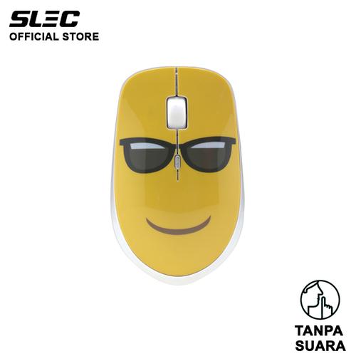 Foto Produk Mouse Wireless Silent NC200 SLEC - Sunglasses - Kuning dari SLEC Official Store