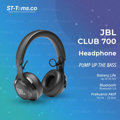Jual JBL CLUB 700 BT / 700BT Premium Wireless Over-Ear Headphones Hi-Res -  Hitam - Jakarta Utara - ST-Toms.co | Tokopedia