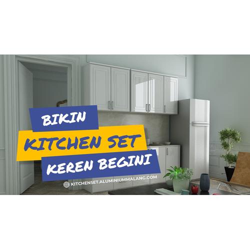 Foto Produk TERMURAH!! WA: 0812-3787-8099, Kitchen Set Dari Baja Ringan Batu dari Kitchen Set Batu Malang