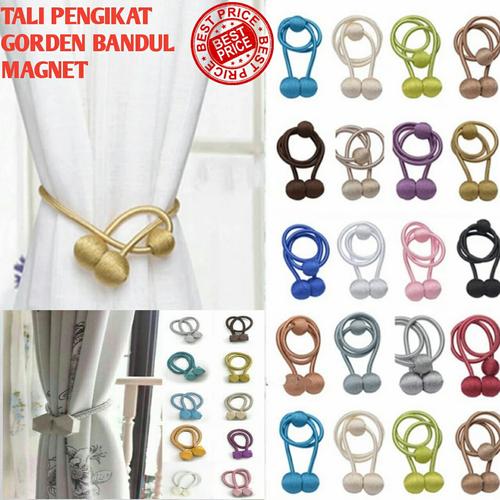 পেস্ট কালার-২ জোড়া- Elegant Magnetic Curtain Buckle Peast Color-2 Pair