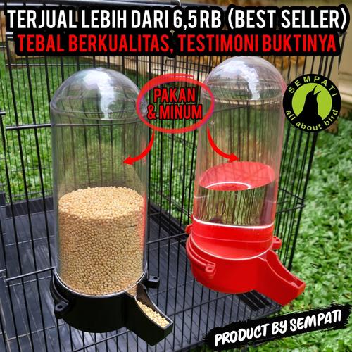 Foto Produk DISPENSER SWEET CEPUK WADAH MINUM BURUNG - Hitam dari Sempati Bird Shop