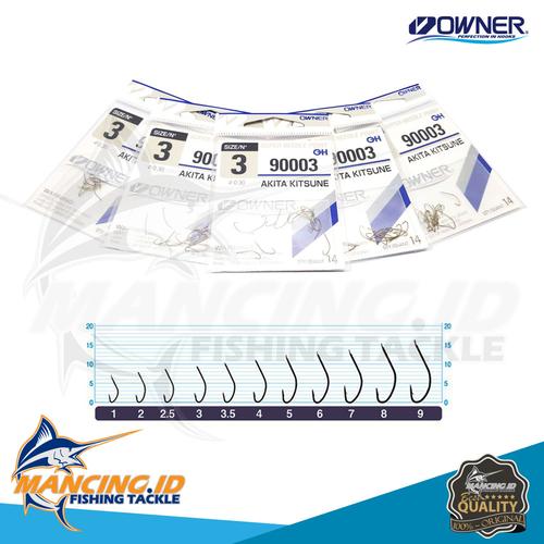 Foto Produk Owner Akita Kitsune 90003 Hook Kail Pancing Made in Japan - 0.8 dari mancing id