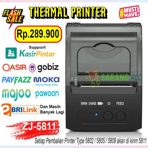 Foto Produk MINI PRINTER THERMAL BLUETOOTH EPPOS EP-5802AI dari SARANG ACC shop