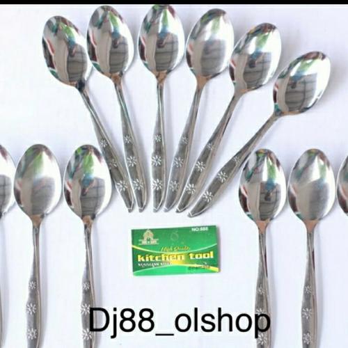 Foto Produk (12pcs) Sendok makan stainless steel Type 888 - Sendok dari DJ88_Olshop