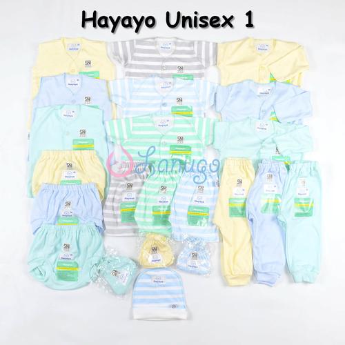 Foto Produk Paket LIBBY Newborn MOTIF Terbaru (31 pcs) / Paket Baju Bayi - Hayayo Unisex 1 dari Lanugo