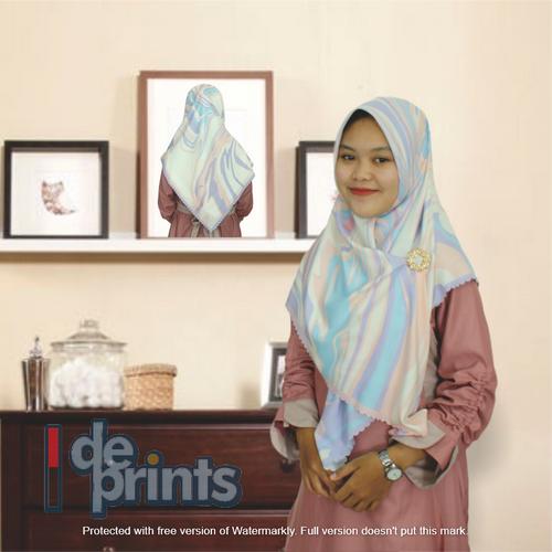 Foto Produk Hijab voal / Kerudung gambar / jilbab motif segi empat – Purple - MMR-Purple 1 dari ideprints