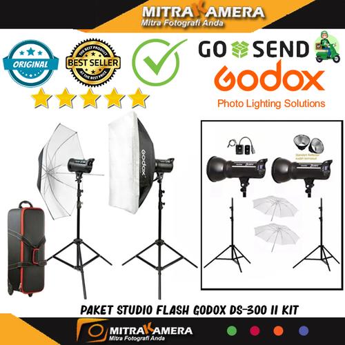 Foto Produk Paket Studio Flash Godox DS-300 II KIT dari mitrakamera