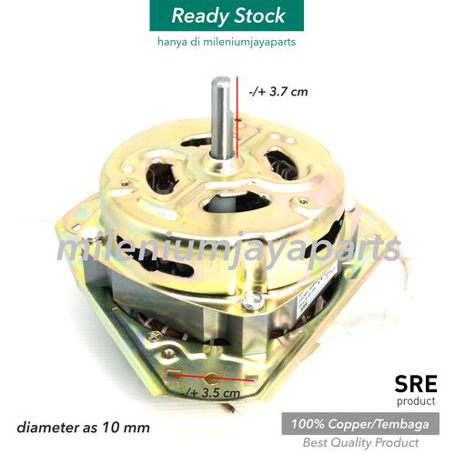 Foto Produk Dinamo TEMBAGA Mesin Cuci Pengering Spin kaki 3 Sanyo Aqua atau Umum dari Milenium Jaya Parts