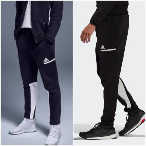 CELANA JOGGER ADIDAS ZNE BLACK WHITE 