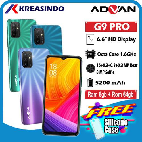 Foto Produk ADVAN G9Pro G 9Pro G9 Pro 6/64 Ram 6GB Internal 64GB Garansi Resmi - Hijau dari Kreasindo Online