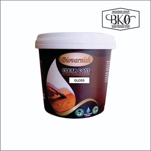 Foto Produk cat kayu water based clear gloss (top coat) biovarnish 20kg dari BKO Wooden shop