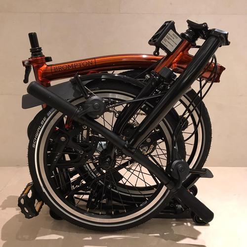 Jual SEPEDA LIPAT BROMPTON S6R FLAME LACQUER BLACK EDITION Kota