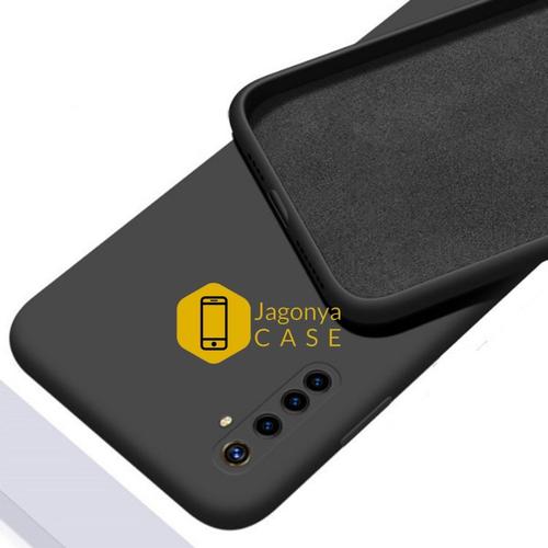 Foto Produk Original Liquid Silicone Case Realme 6 / Realme Narzo Softcase - Hitam dari Jagonya Case