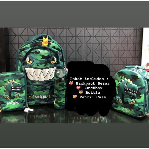 dinosaur backpack smiggle