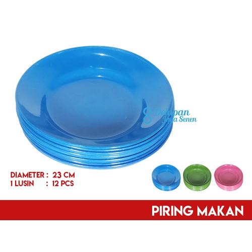 Foto Produk Piring Makan Plastik 24cm (isi 12pcs) | Piring Plastik Serbaguna dari Grosir Delapan JayaSenen