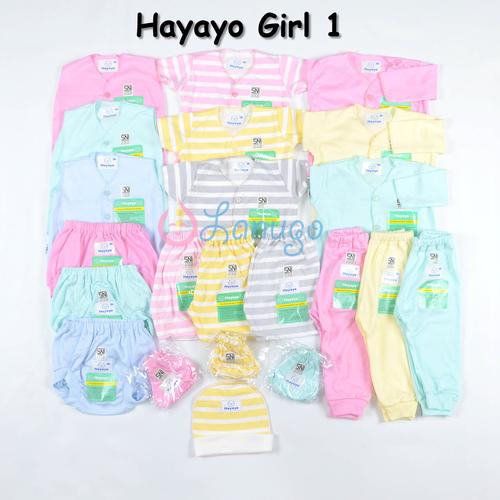 Foto Produk Paket LIBBY Newborn MOTIF Terbaru (31 pcs) / Paket Baju Bayi - Hayayo Girl 1 dari Lanugo