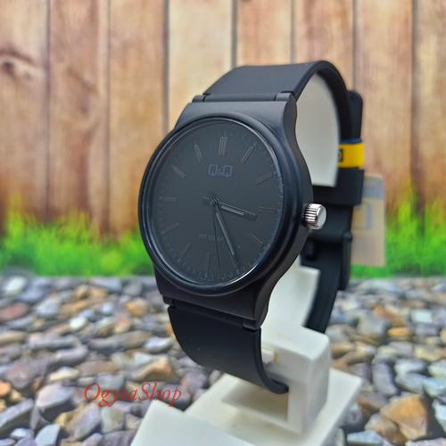 Gambar Jam Tangan Pria Q&Q QQ Analog Strap Karet Hitam VS50J017Y Original dari Ogyta Shop Jakarta Pusat Tokopedia