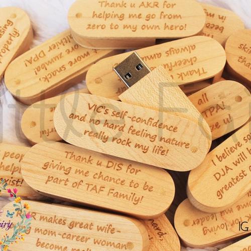 Foto Produk flashdisk/USB kayu 16gb grafir dari LittleFairy69