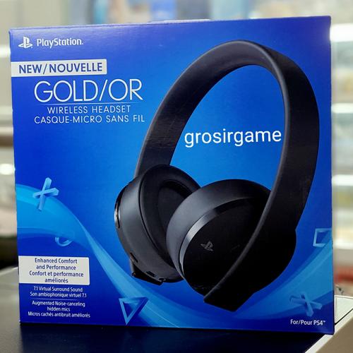 Jual Headset Playstation Sony Gold Wireless Headset 7.1 - Kota Bandung -  Grosirgame | Tokopedia