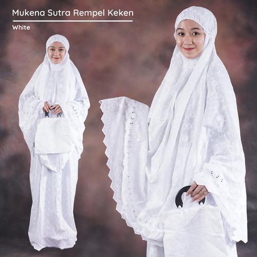 Foto Produk Mukena Katun Paris Renda Melati dari alfauzicollection