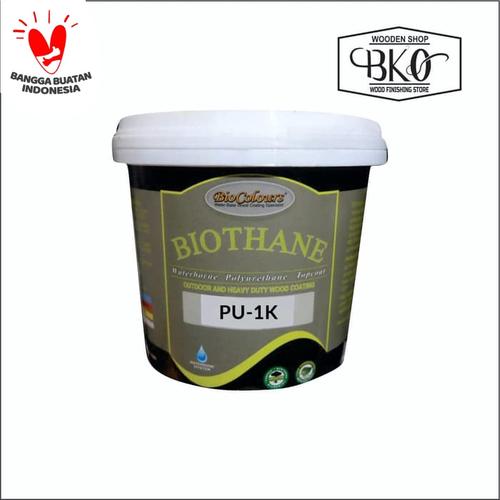 Foto Produk biothane cat kayu top coat PU waterbased biovarnish 20kg dari BKO Wooden shop