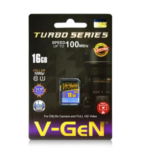 Foto Produk SD Card V-Gen Turbo Series 16gb SDHC Memory Class10 16 gb 100mbps SDXC dari PojokITcom Pusat IT Comp