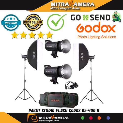 Foto Produk Paket Studio Flash Godox DS-400 II KIT dari mitrakamera