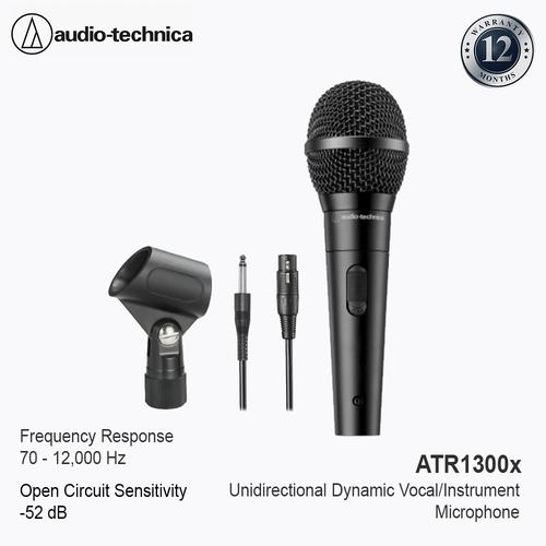Gambar Audio-Technica ATR1300x Dynamic Vocal/Instrument Microphone dari Audio-Technica Official Jakarta Pusat Tokopedia