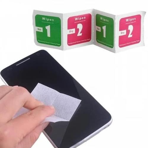 Gambar COD MAKASSAR Tissu Tempered Glass Tisu Basah Kering Layar HP Toko Tamz dari tokotamz Makassar Kota Makassar Tokopedia