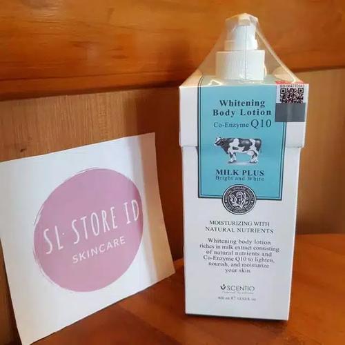 Gambar Scentio Milk Plus Q10 Whitening Body Lotion 400 ml dari SL Store ID Kota Tangerang Tokopedia