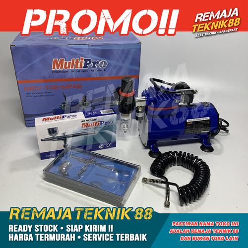 Foto Produk KOMPRESOR ANGIN MINI / FILTER + AIRBRUSH CAT / MULTIPRO MCV-102-MPAB dari Remaja Teknik 88