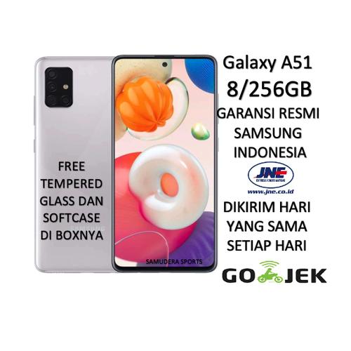Foto Produk SAMSUNG GALAXY A51 8/256 (RAM 8GB/256GB) 2021 GARANSI RESMI SEGEL - Haze Silver dari Samudera Sports