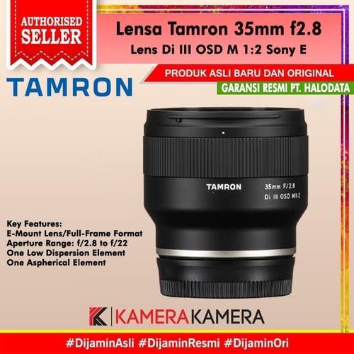 Promo Lensa Tamron 35mm Lens Di III OSD M 1:2 Sony E