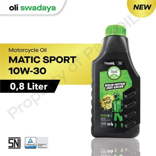 Foto Produk PROMO - Oli Motor MATIC SPORT 10W-30 (OLI SWADAYA PanaOIL Lubricants) dari PanaOIL Official Store